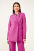 Boston Single Breasted Blazer - Fuchsia Pink