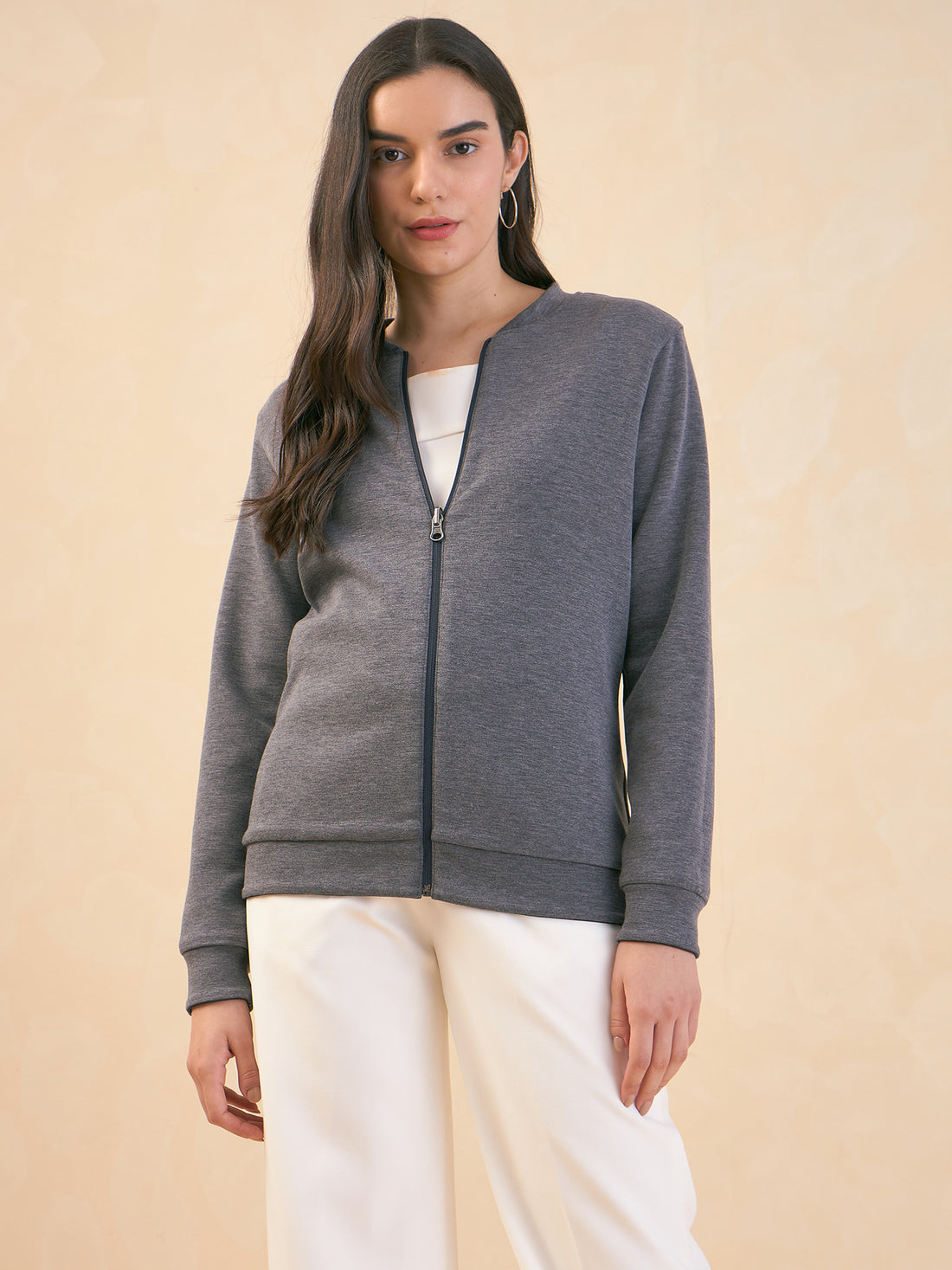 Gio Reversible Bomber Jacket - Blue &amp; Grey