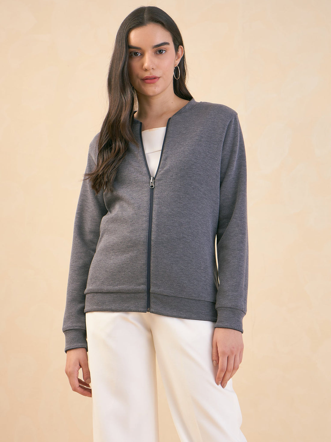 Gio Reversible Bomber Jacket - Blue &amp; Grey
