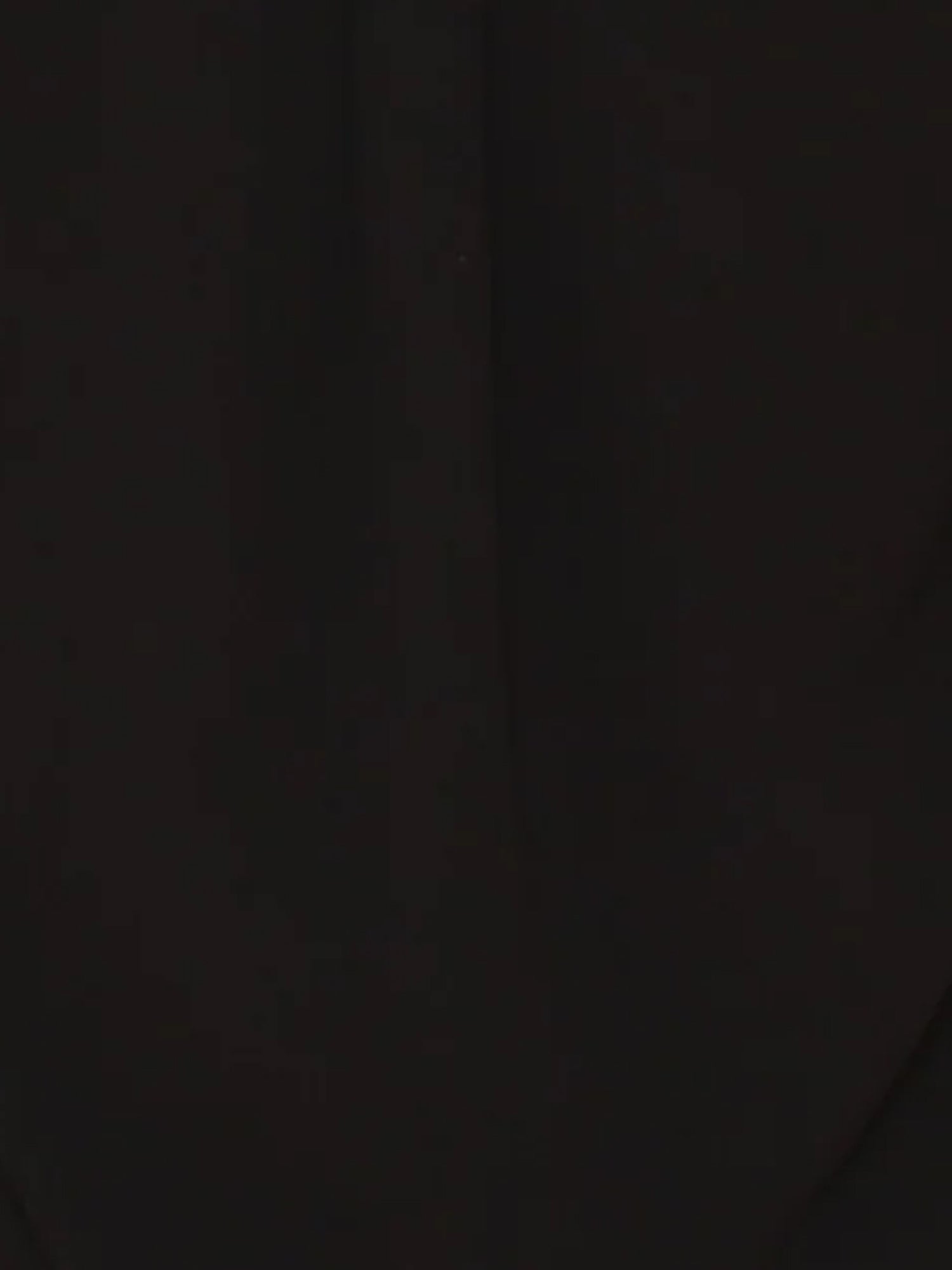 Jet V-Neck Front Pleat Top - Black