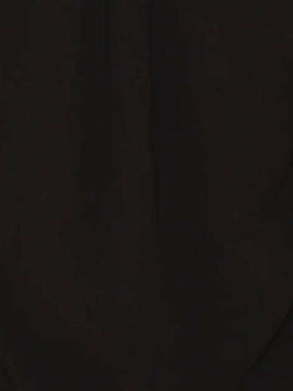 Jet V-Neck Front Pleat Top - Black