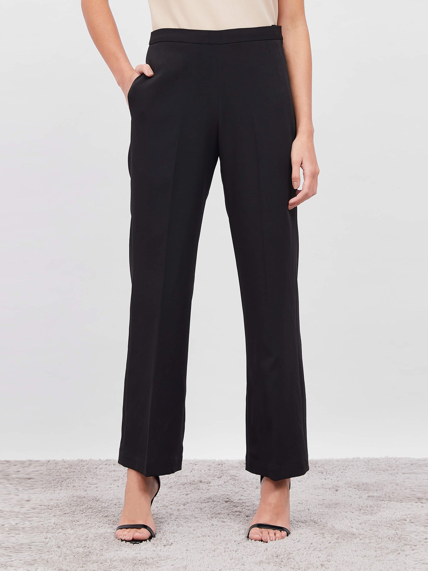 Lupin Formal Side Zip Pant - Black