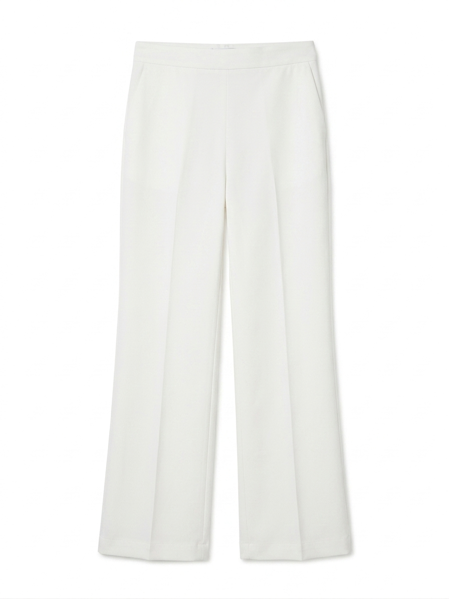 Lupin Formal Side Zip Pant - White