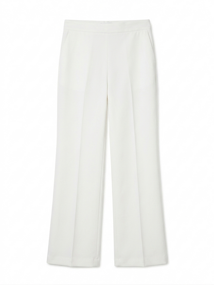 Lupin Formal Side Zip Pant - White