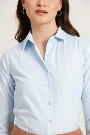 Pristine Button Down Shirt - Light Blue