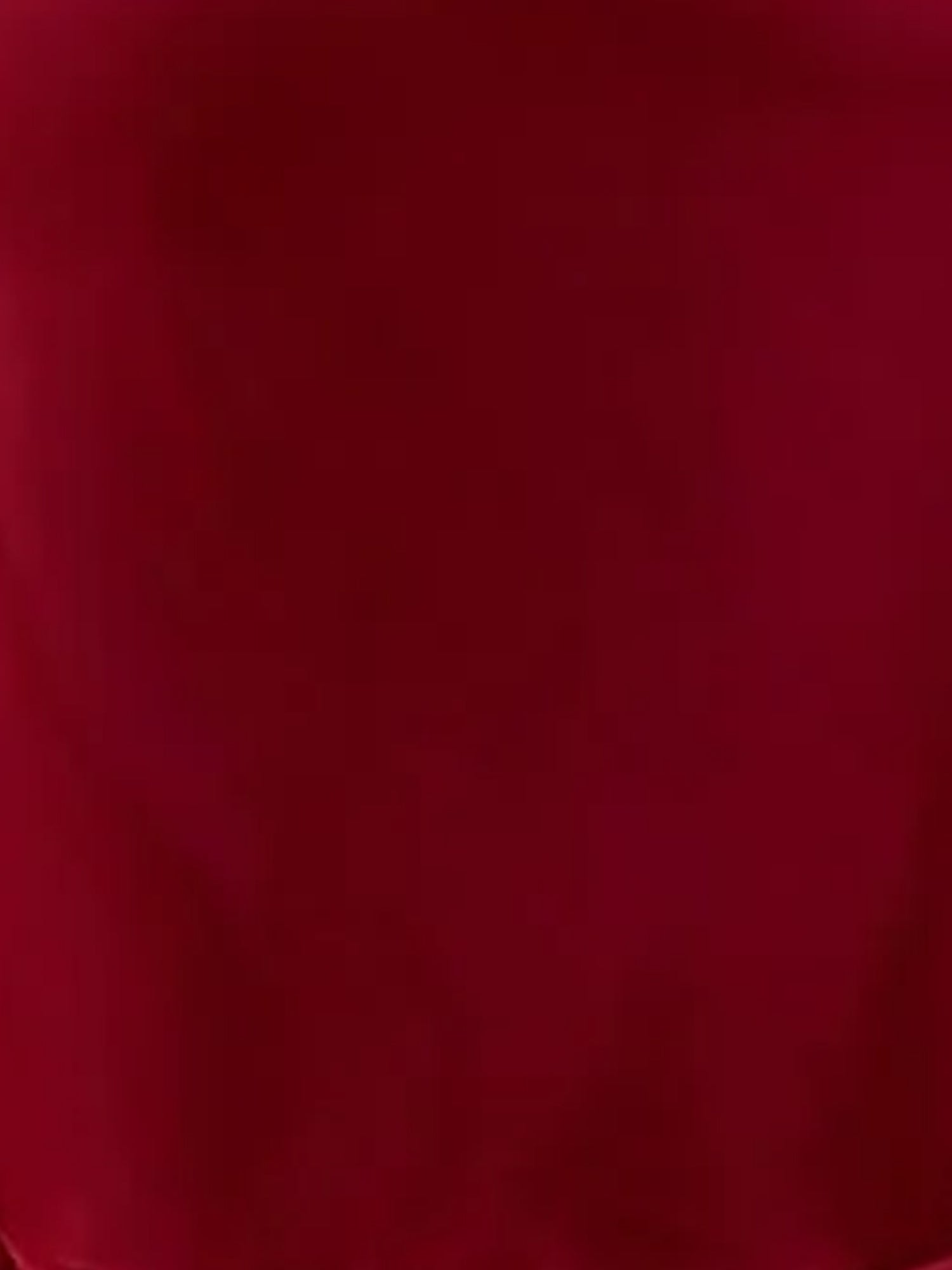 Mitsy Ruffle Detail Wrap Dress-Red