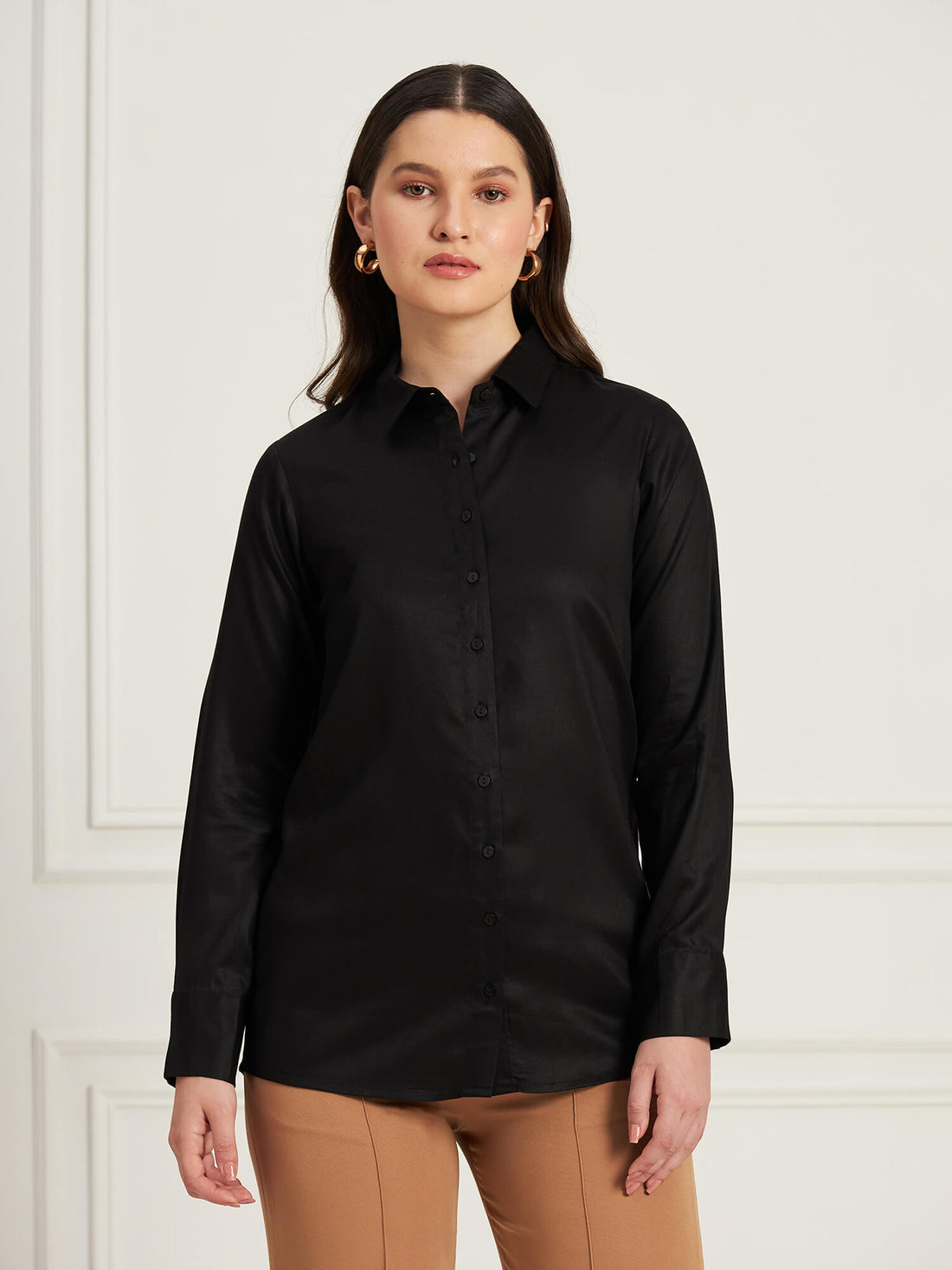 Pristine Button Down Shirt - Black