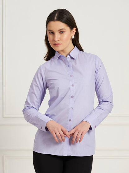 Pristine Button Down Shirt - Lavender
