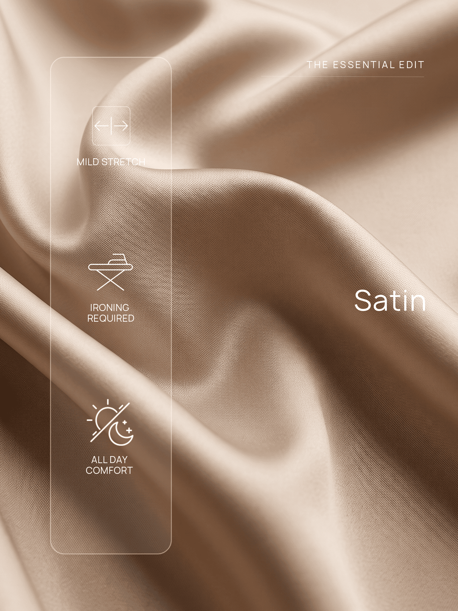 Raya Satin Skirt-Sand Gold