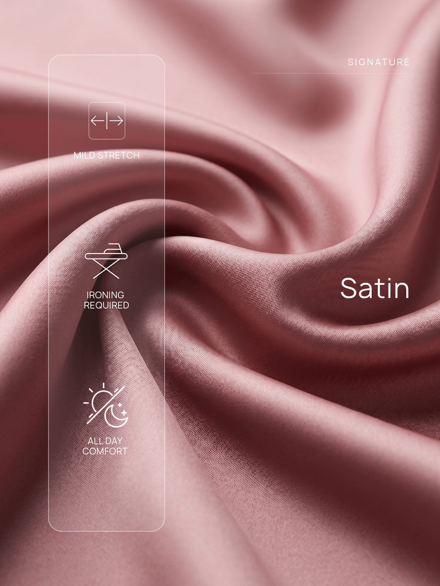 Raya Satin Skirt-Dusty Pink