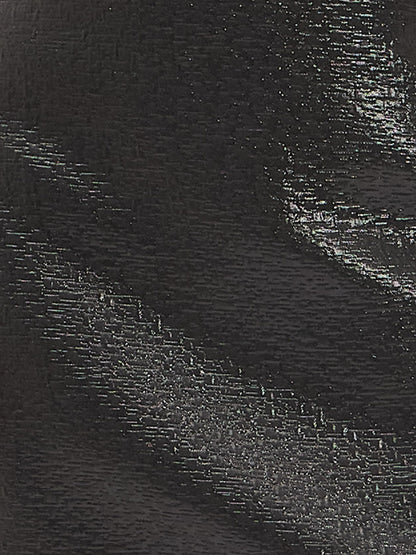 Rebel V-Neck Puff Sleeve Dress - Black