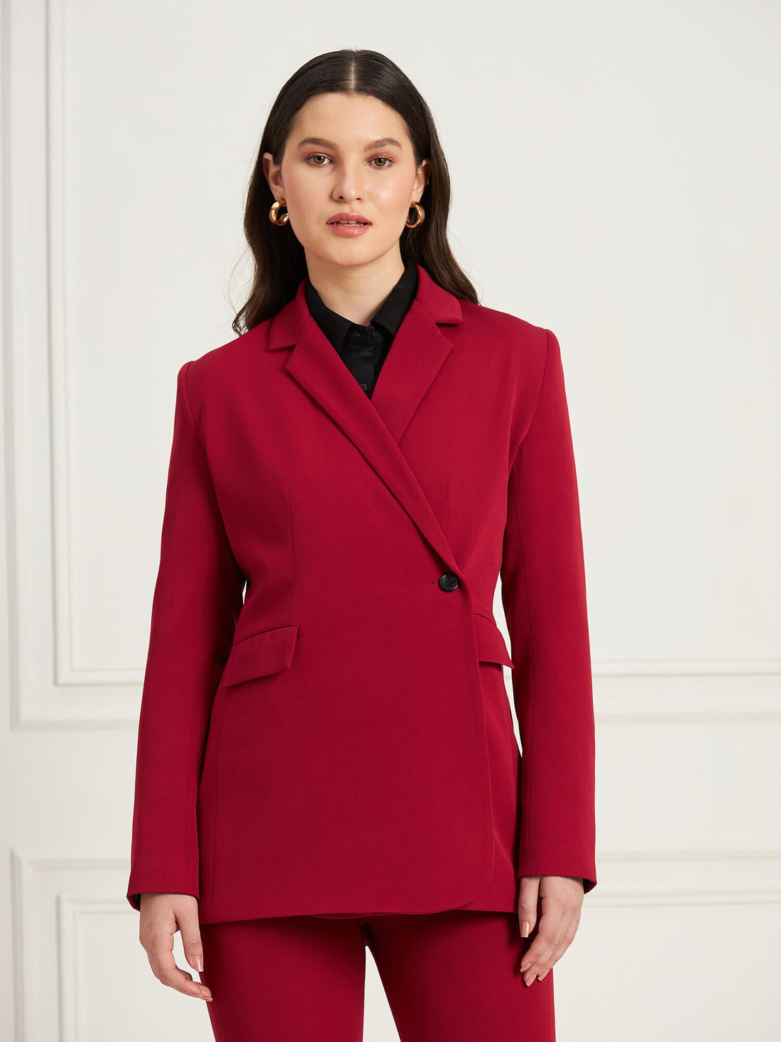 Regal-Viva Magenta Single Breasted Blazer - Viva Magenta