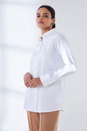 Pristine Button Down Shirt - White