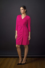 Mindy Blazer Dress - Pop Pink