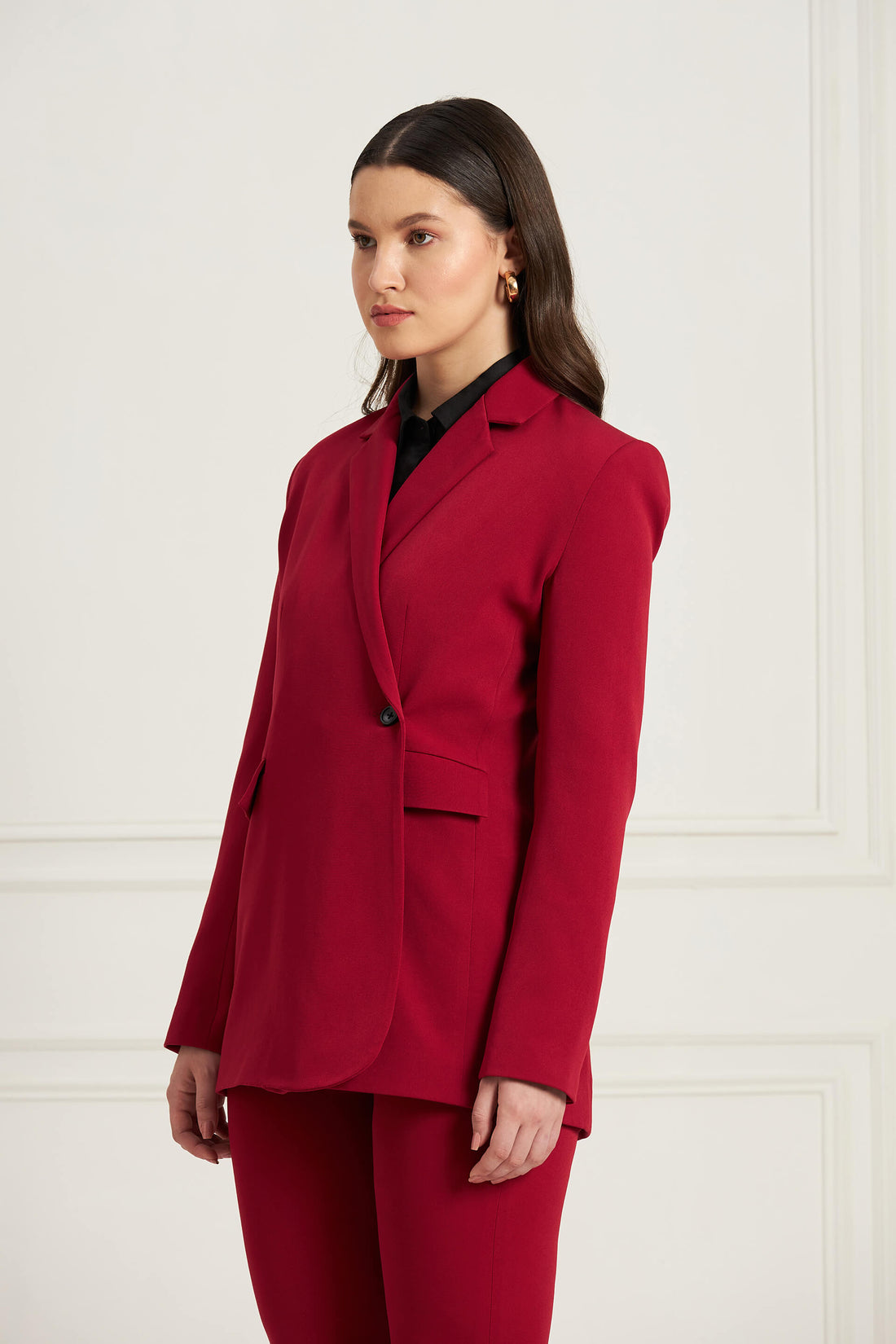 Regal-Viva Magenta Single Breasted Blazer - Viva Magenta