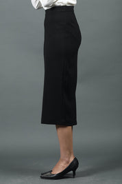 Seine Work Ready Long Pencil Skirt - Black