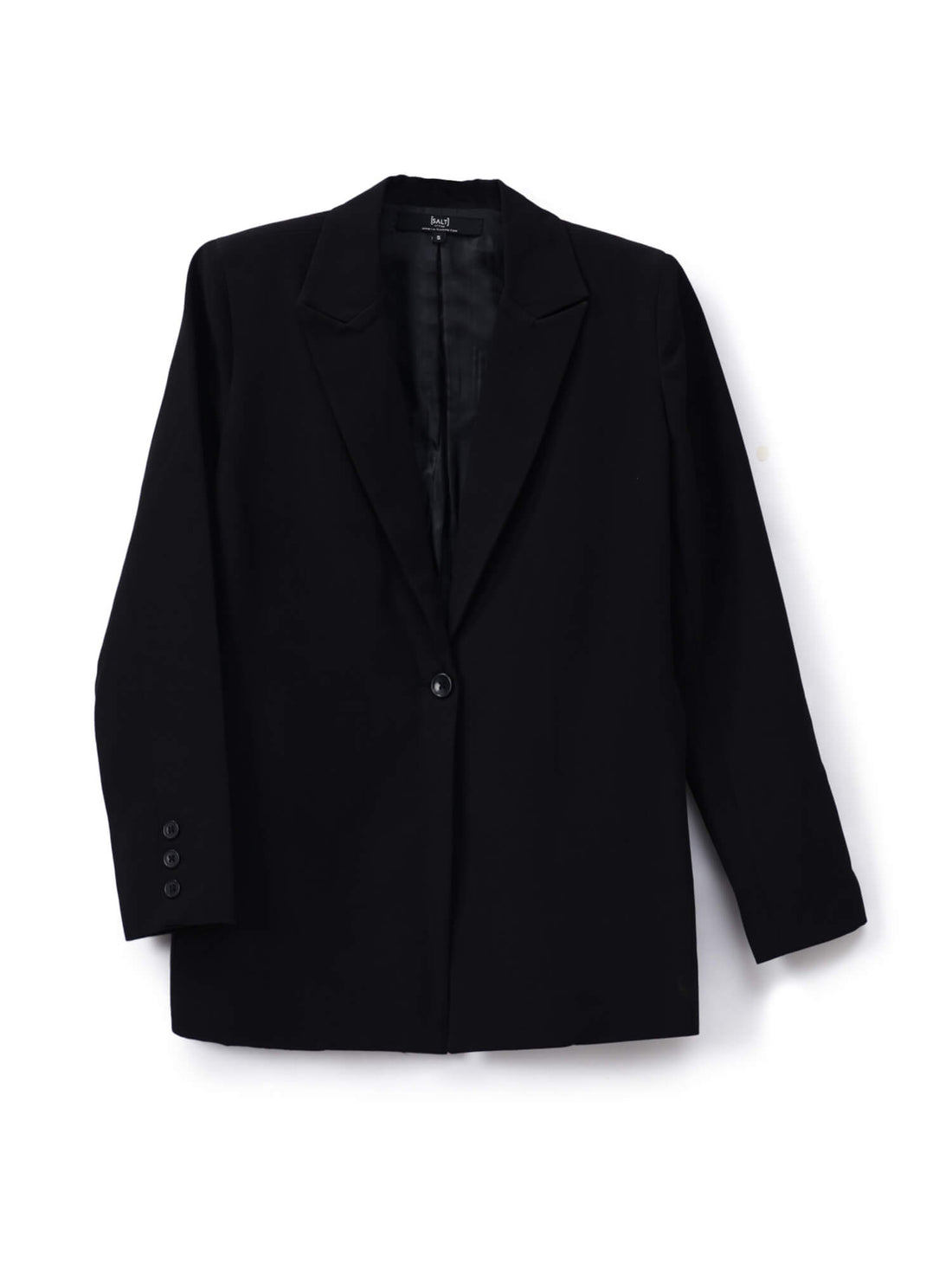Zoey Single Breasted Blazer-Black