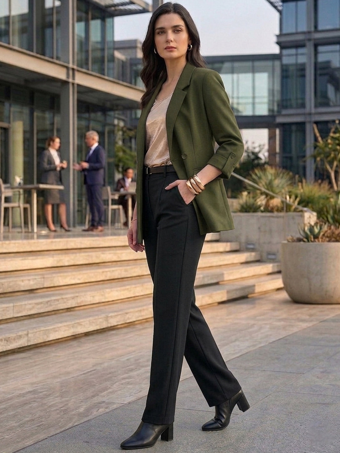 Structured Olive Power